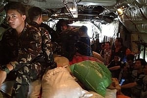 c130 airplane yolanda